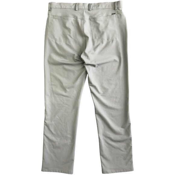 Greg Norman Golf Pants Academia Stretch Chino 34×30 Made in Jordan - Picture 2 of 14